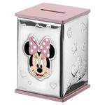 Skarbonka z Myszką Mickey lub Minni | Rozmiar: 8x8x11.5 cm | Kolor: Różowy | SKU: VD536R w sklepie internetowym PasazHandlowy.eu