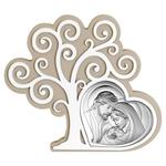 Obrazek Drzewko Życia Święta Rodzina srebrny | Rozmiar: 17.3x15 cm | SKU: BC6587/1 w sklepie internetowym PasazHandlowy.eu