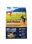 ONTARIO ADULT MEDIUM LAMB AND RICE KARMA HYPOALERGICZNA DLA PSÓW RAS ŚREDNICH 750 g w sklepie internetowym Telekarma.pl