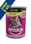 WHISKAS ADULT Z KURCZAKIEM W SOSIE 6x400 g w sklepie internetowym Telekarma.pl