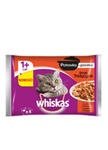 WHISKAS POTRAWKA DLA KOTA - tradycyjne smaki w galaretce 4x85 g w sklepie internetowym Telekarma.pl