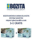 BOZITA KARMA DLA KOTA ZESTAW SASZETEK miÃÂsne i rybne kawaÃÂki w sosie 12x85g+12x85g w sklepie internetowym Telekarma.pl