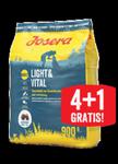 JOSERA LIGHT / VITAL DIETETYCZNA KARMA DLA PSA 4x900g +1gratis w sklepie internetowym Telekarma.pl