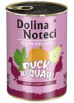 DOLINA NOTECI SUPERFOOD KACZKA I PRZEPIÓRKA puszka dla psa 400 g w sklepie internetowym Telekarma.pl