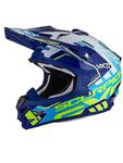 Kask Scorpion VX-15 Evo Air ARGO - blue/white w sklepie internetowym Defender.net.pl