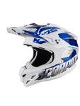 Kask Scorpion VX-15 Evo Air DEFENDER - WHITE/BLUE w sklepie internetowym Defender.net.pl