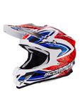 Kask Scorpion VX-15 Evo Air REVENGE - white/red/blue w sklepie internetowym Defender.net.pl