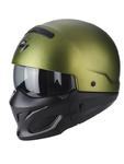 Kask modułowy Scorpion EXO-COMBAT GREEN - green w sklepie internetowym Defender.net.pl