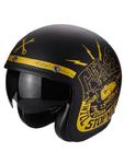 Kask otwarty Scorpion BELFAST FENDER - black/gold w sklepie internetowym Defender.net.pl