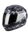 Kask integralny Scorpion EXO-390 ARMY - matt black/silver w sklepie internetowym Defender.net.pl