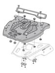 Płyta montażowa na Alu-Rack SW-MOTECH pod kufer centralny SHAD w sklepie internetowym Defender.net.pl