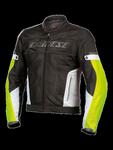 Kurtka tekstylna Dainese G. AIR-FRAME TEX - Nero/Nero/Bianco w sklepie internetowym Defender.net.pl