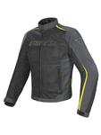 Kurtka tekstylna Dainese HYDRA FLUX D-DRY® - BLACK/DARK-GULL-GRAY/FLUO-YELLOW w sklepie internetowym Defender.net.pl