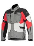 Motocyklowa Kurtka tekstylna Alpinestars Durban Gore-Tex - szary/czarny/czerwony w sklepie internetowym Defender.net.pl