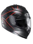 Kask integralny HJC IS-17 LANK - black/red w sklepie internetowym Defender.net.pl