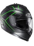 Kask integralny HJC IS-17 LANK - BLACK/GREEN w sklepie internetowym Defender.net.pl