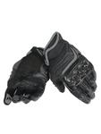 Skórzane Rękawice Dainese CARBON D1 SHORT GLOVES - 691-BLACK/BLACK/BLACK w sklepie internetowym Defender.net.pl