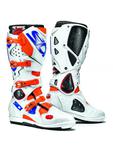 Buty motocyklowe Sidi Crossfire 2 SRS - orange/white/blue w sklepie internetowym Defender.net.pl