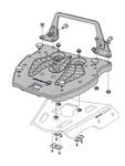 Płyta montażowa na Alu-Rack SW-MOTECH pod kufer centralny HEPCO & BECKER w sklepie internetowym Defender.net.pl