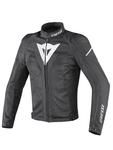 Kurtka tekstylna Dainese HYPER FLUX D-DRY JACKET - black/black/white w sklepie internetowym Defender.net.pl