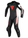 Kombinezon jednoczęściowy Dainese ASSEN wersja perforowana - black/white/red-fluo w sklepie internetowym Defender.net.pl