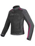 Kurtka tekstylna Dainese HYDRA FLUX D-DRY® LADY - black/ebony/fucsia w sklepie internetowym Defender.net.pl