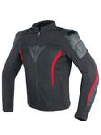 Kurtka tekstylno-skórzana Dainese MIG - black/red w sklepie internetowym Defender.net.pl