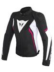 Kurtka tekstylna Dainese AVRO D2 LADY TEX - black/white/fuxia w sklepie internetowym Defender.net.pl