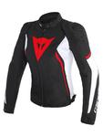 Kurtka tekstylna Dainese AVRO D2 LADY TEX - black/white/red w sklepie internetowym Defender.net.pl