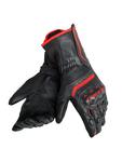 Skórzane Rękawice Dainese ASSEN 16 M 1 - black/black/fluo-red w sklepie internetowym Defender.net.pl