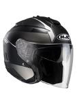 Kask otwarty HJC IS-33 II NIRO - black/white w sklepie internetowym Defender.net.pl