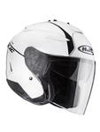 Kask otwarty HJC IS-33 II NIRO - WHITE/BLACK w sklepie internetowym Defender.net.pl