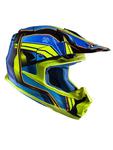 Kask off-road HJC FX-CROSS PISTON - YELLOW/BLUE w sklepie internetowym Defender.net.pl