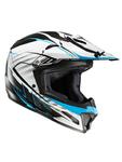 Kask off-road HJC CL-XY II BLAZE - WHITE/BLUE w sklepie internetowym Defender.net.pl