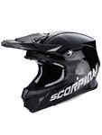 Kask off-road Scorpion VX-21 AIR Solid Black - black w sklepie internetowym Defender.net.pl