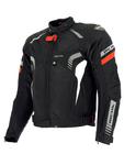 Tekstylna kurtka motocyklowa RICHA AIRFORCE - BLACK/RED/WHITE w sklepie internetowym Defender.net.pl