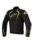 Motocyklowa Kurtka tekstylna Alpinestars T-JAWS WATERPROOF - czarny/żółty fluo w sklepie internetowym Defender.net.pl