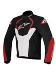 Motocyklowa Kurtka tekstylna Alpinestars T-JAWS WATERPROOF - czarny/biały/czerwony w sklepie internetowym Defender.net.pl