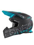 Kask Motocross O'neal Seria 5 BLOCKER - black/teal w sklepie internetowym Defender.net.pl