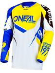 Bluza motocross O'neal Hardwear FLOW TRUE - Blue/yellow w sklepie internetowym Defender.net.pl