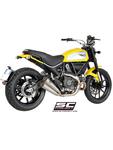 Dwa Tłumiki stożkowe Slip-on SC-Project do Ducati SCRAMBLER 800 [15-17] w sklepie internetowym Defender.net.pl