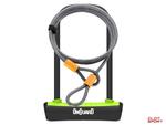 Zapięcie Rowerowe Onguard Neon 8154Gr U-Lock - 115mm 230mm - Uchwyt + 2 X Klucze + Linka 10mm 120cm Zielone w sklepie internetowym ElenSPORT.pl - Internetowy Sklep Sportowy