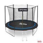 Trampolina Spokey Jumper niebieska 252 CM w sklepie internetowym ElenSPORT.pl - Internetowy Sklep Sportowy