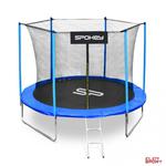 Trampolina Spokey Jumper II niebieska 304 CM w sklepie internetowym ElenSPORT.pl - Internetowy Sklep Sportowy