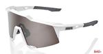 Okulary Rowerowe 100% Speedcraft Matte White - Hiper Silver Mirror Lens (Szkła Srebrne Lustrzane Lt 14% + Szkła Przeźroczyste Lt 93%) w sklepie internetowym ElenSPORT.pl - Internetowy Sklep Sportowy