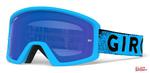 Gogle Rowerowe Giro Blok Mtb Blue Hypnotic (Szyba Niebieska Lustrzana Cobalt Blue S3 0,8-18% + Szyba Przeźroczysta S0 99%) w sklepie internetowym ElenSPORT.pl - Internetowy Sklep Sportowy