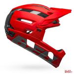 Kask Rowerowy Full Face Bell Super Air R Mips Spherical Matte Gloss Red Gray w sklepie internetowym ElenSPORT.pl - Internetowy Sklep Sportowy