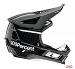 Kask Rowerowy Full Face 100% Aircraft 2 Helmet Black White w sklepie internetowym ElenSPORT.pl - Internetowy Sklep Sportowy