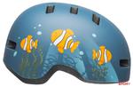 Kask Rowerowy Dziecięcy Bell Lil Ripper Clown Fish Matte Gray Blue w sklepie internetowym ElenSPORT.pl - Internetowy Sklep Sportowy