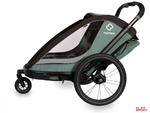 Przyczepka Rowerowa dla Dziecka Hamax Cocoon One zielono-czarna w sklepie internetowym ElenSPORT.pl - Internetowy Sklep Sportowy